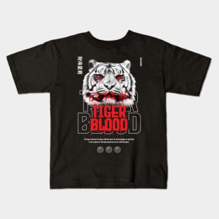 Blood Tiger Kids T-Shirt